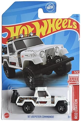 Hot Wheels '67 Jeepster Commando, Red Edition 5/12 [White] 94/250