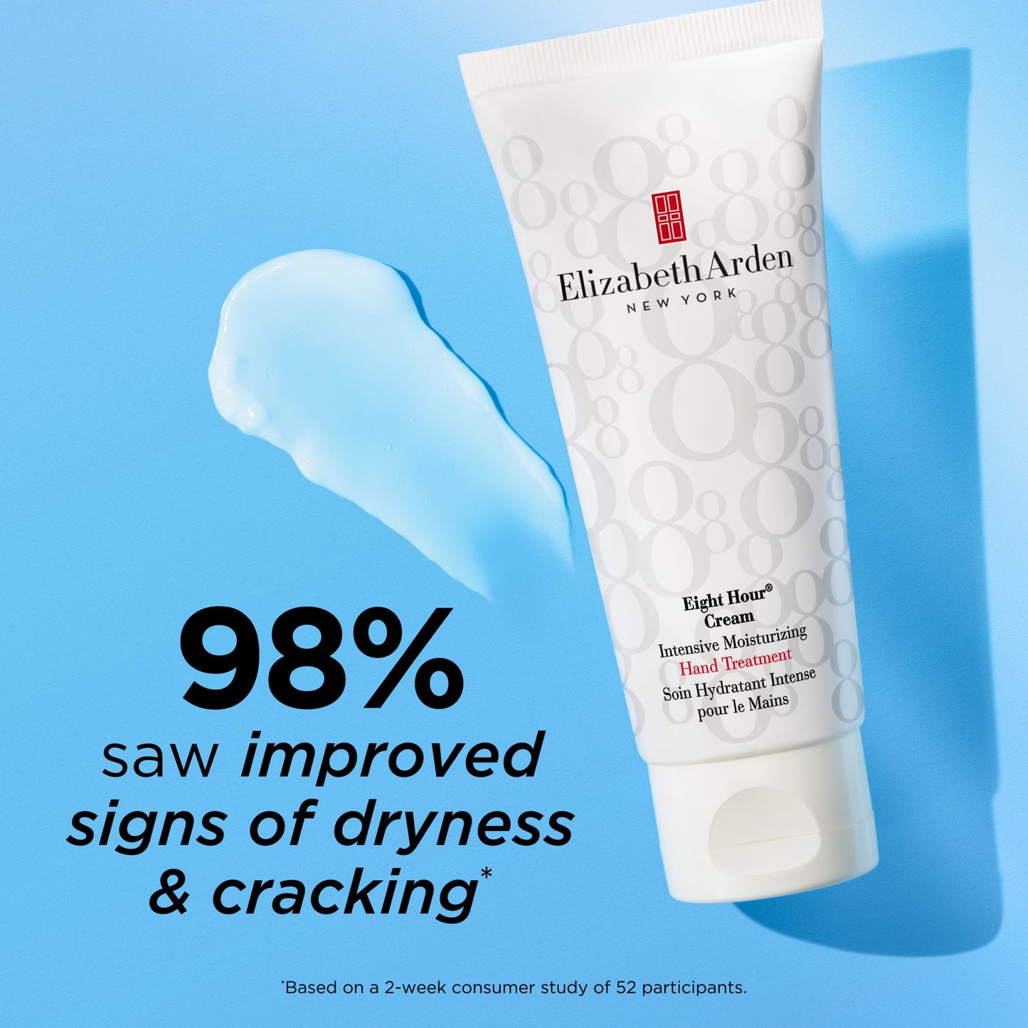 Elizabeth Arden Eight Hour Cream Intensive Moisturizing Hand Treatment, Hydrating Moisturizer, Rich Lotion for Dry, Cracked Skin, Non-Greasy, 6.8 oz