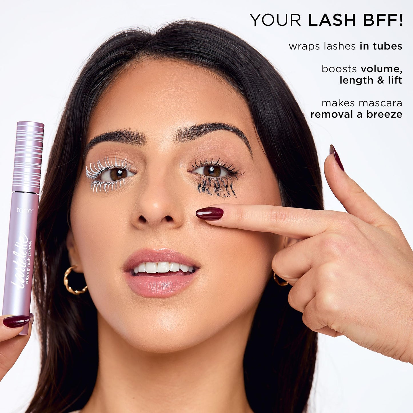 tarte tartelette tubing lash primer - Conditioning Mascara Base for Longer, Full Sizeer, Volumized & Moisturized Lashes, Infused with Hyaluronic Acid