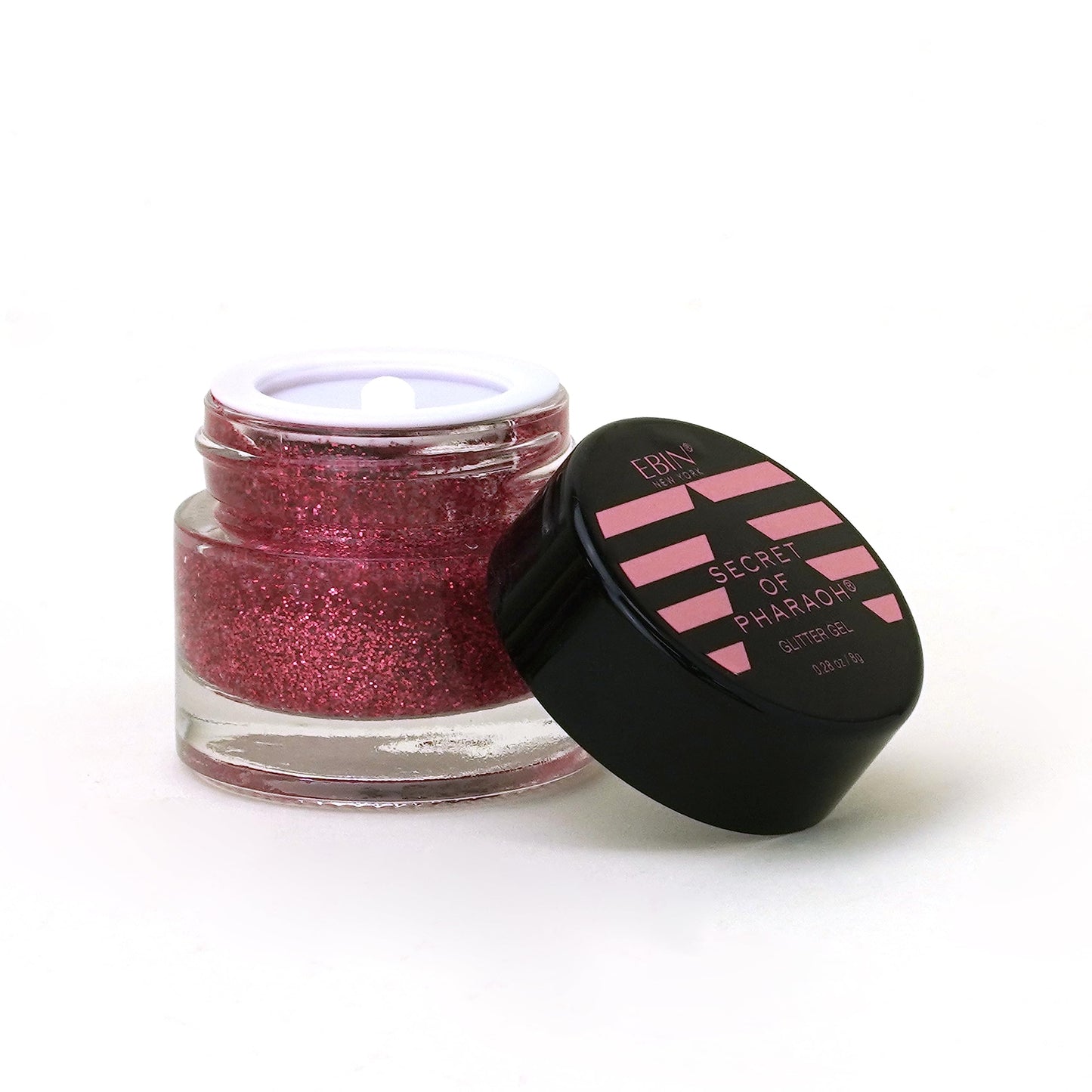 Dazzle and Delight: Secret of Pharaoh Glitter Gel for Hair, Body and Face - Rose Sunset | 6 Vibrant Colors, Long Lasting Sparkles, Ideal for Parties