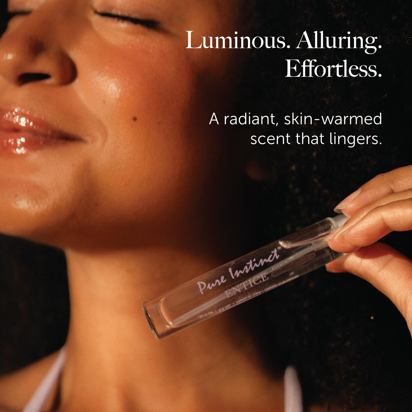 Pure Instinct ENTICE The Original Pheromone Infused Essential Oil Perfume Cologne - For Her Women - TSA Ready (Spray Bottle 0.31 Fl. Oz./9.2mL) Beauty & Personal Care Pure Instinct