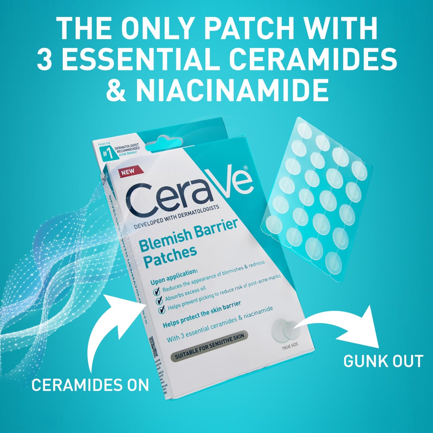 CeraVe Hydrocolloid Pimple Patches with Niacinamide, Ultra-Thin, 22ct Beauty and Personal Care CeraVe