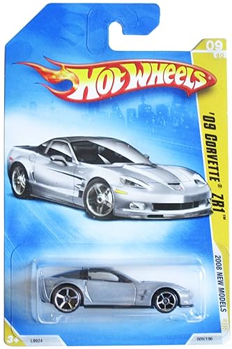 Hot Wheels Silver '09 Corvette ZR1 09 40 009/196 [Toy]