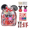 Disney Minnie Mouse - Townley Girl Cosmetic Makeup Gift Bag Set includes Lip Gloss, Nail Polish & Hair Accessories for Kids Girls, Ages 3+ perfect