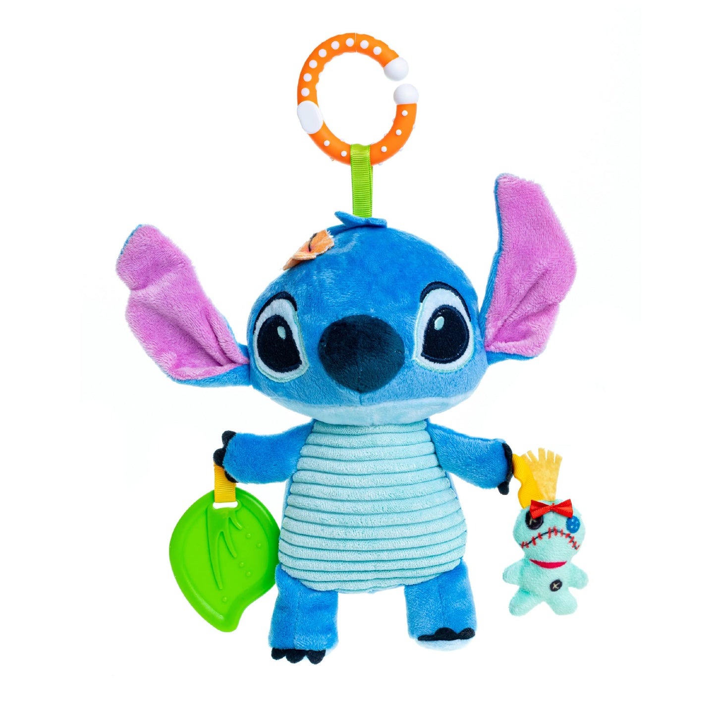 KIDS PREFERRED Disney Baby Lilo & Stitch - Stitch On The Go Activity Toy 12 Inches, Blue