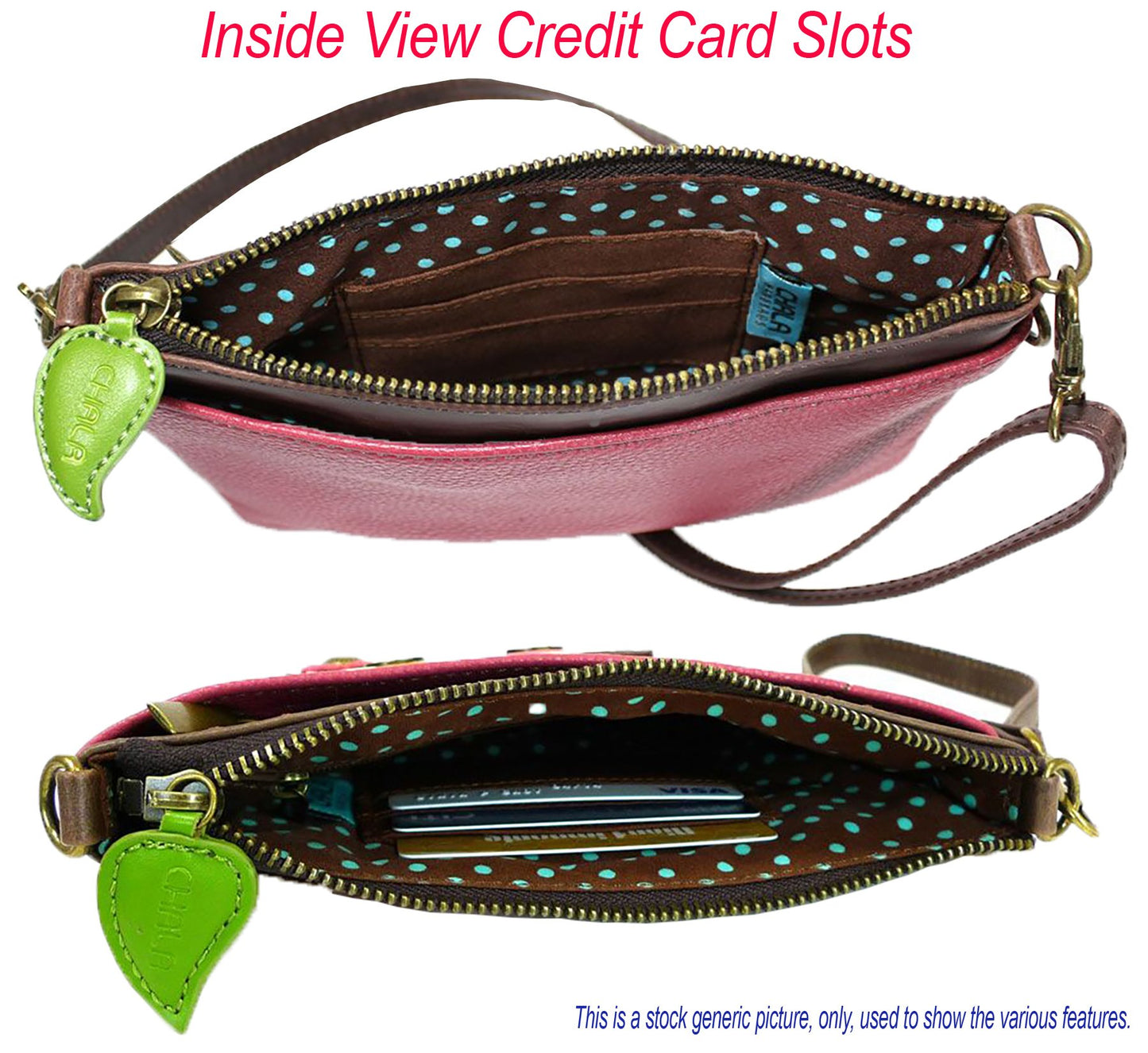 CHALA Canvas Mini Crossbody Handbag, Multi Zipper, Small Shoulder Purse Adjustable Strap - Bear - sand