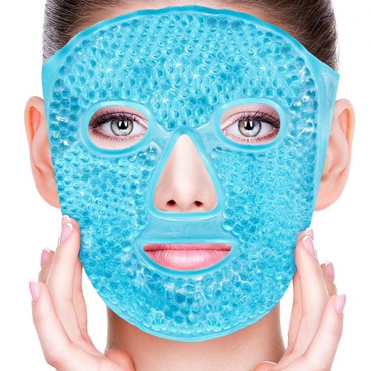 CONBELLA Cold Face Eye Masks Ice Face Mask Hot Cold Compress For Dark Circles, Puffiness, Migraines, Headache, Stress, Redness, Cooling Face Masks Beauty & Personal Care CONBELLA