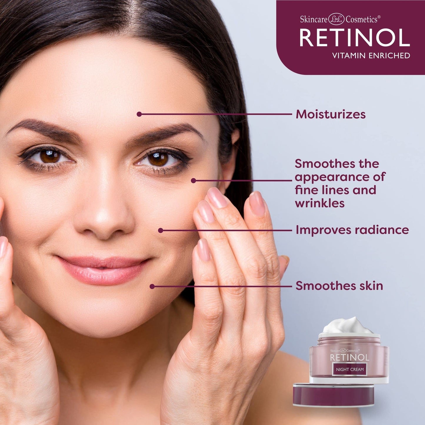 LIVAURA Retinol Night Cream - The Original Anti-Aging Retinol For Younger Looking Skin - Luxurious Restorative Moisturizer Works While You Sleep