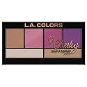 L.A. COLORS So Cheeky Blush and Highlight Palette, Sweet and Sassy C30463
