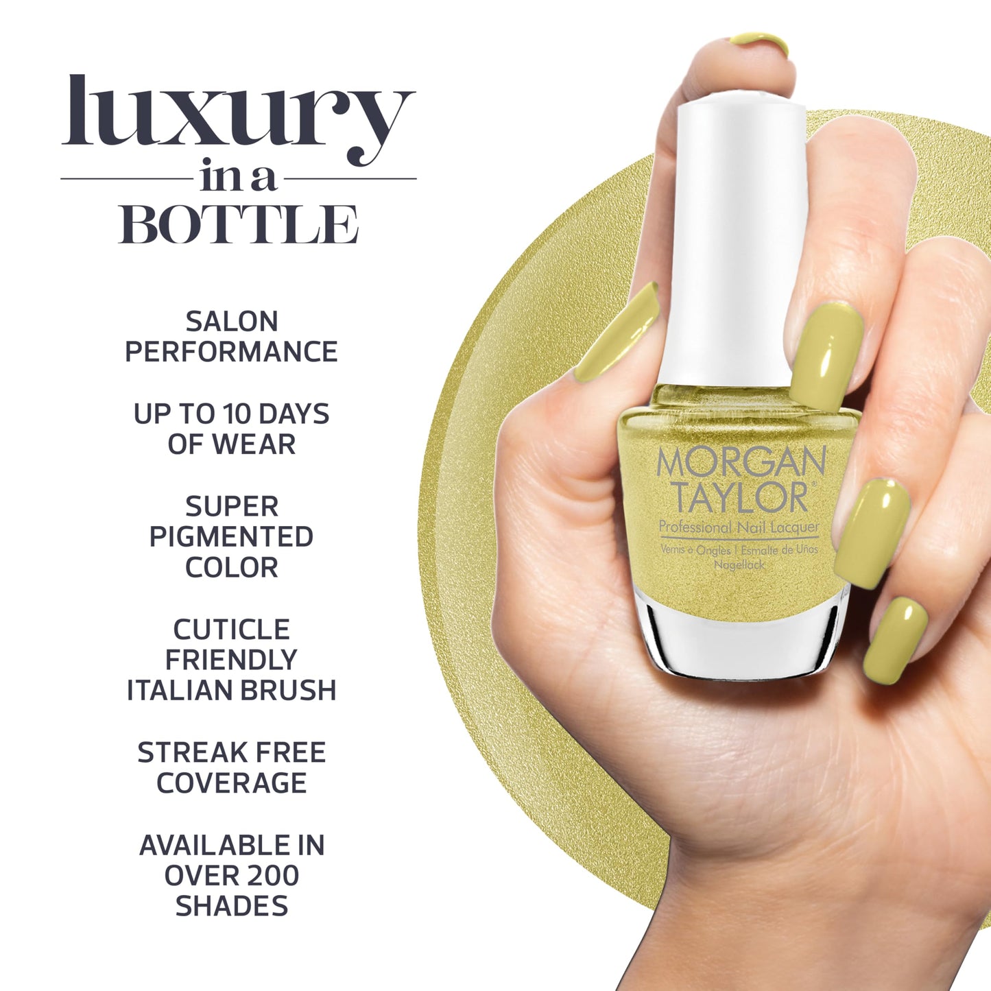 Gelish & Morgan Taylor Living Our Life Collection Duo - Main Street Magic, 15mL Beauty & Personal Care Gelish
