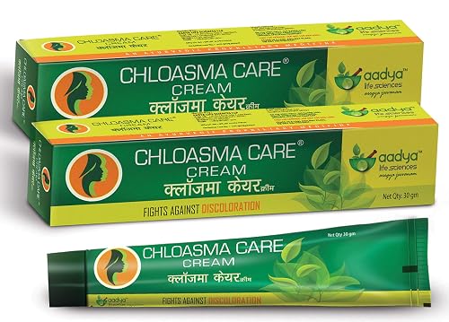 AADYA LIFE Chloasma Care Cream for Hyper pigmentation, Stretch marks, Blemishes, 30g (Pack of 2)