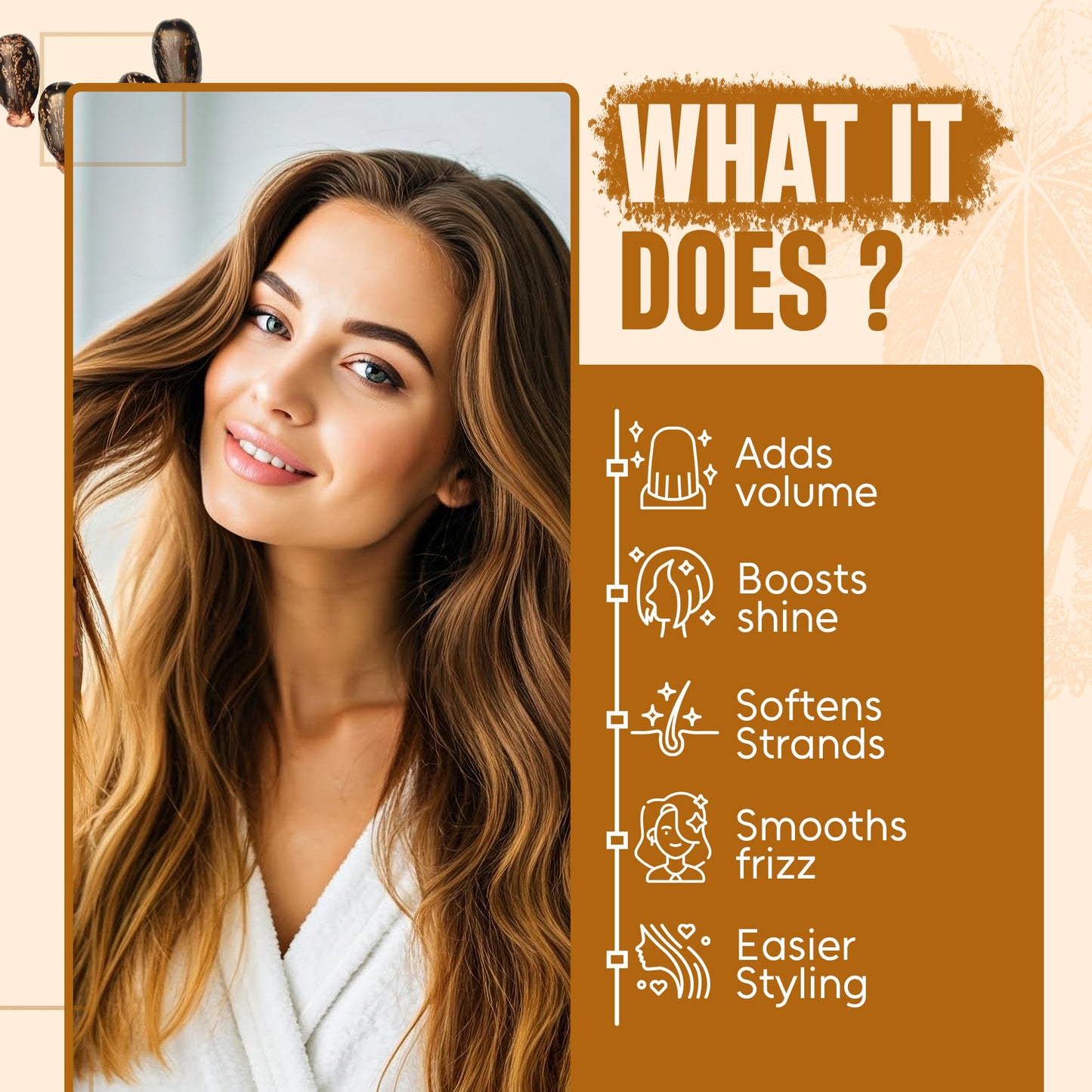 INFINA ESSENTIALS Castor Oil Shampoo and Conditioner Set | 16 fl oz Each | with Batana Oil | Strengthening, Thickening & Hydrating Formula | Supports