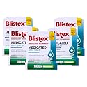 Blistex Medicated Lip Balm Protectant/Sunscreen SPF 15 Mint, 0.15 OZ Pack of 5