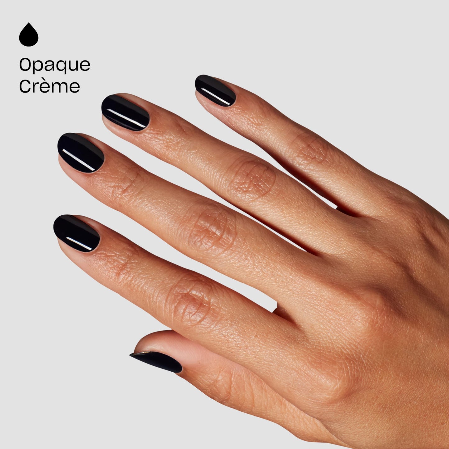 OPI GELement EMOtional | Opaque Dark Black Crème LED Cure Gel Nail Polish | DIY Salon Quality Gel Manicure | Vegan Formula, Durable Wear with High Beauty and Personal Care OPI