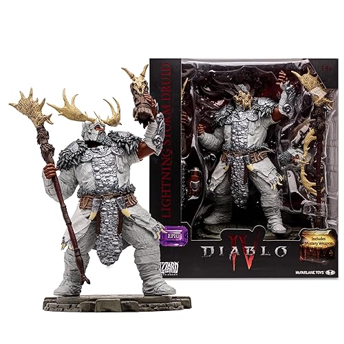 McFarlane Toys - Diablo IV Lightning Storm Druid (Epic) 1:12 Scale Posed Figure