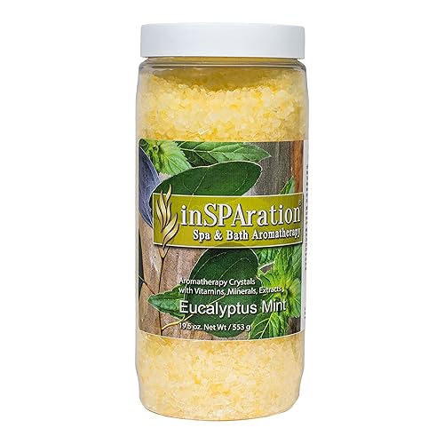 InSPAration Spa/Bath Crystals - RX Formula - Choose from 12 scents (Scented, Eucalyptus Mint)