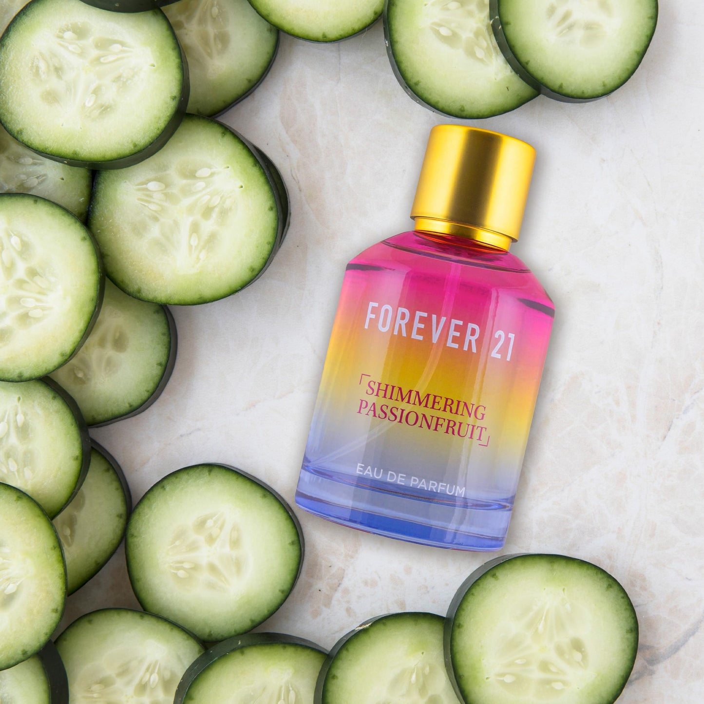 Forever 21 Shimmering Passionfruit Eau de Parfum for Her | Tropical & Fruity Everyday Scent | Perfume w/Passionfruit Top Notes, Fresh Basil Heart, and Coconut Milk Base | 3.4 fl. oz.