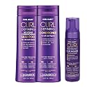 GIOVANNI Curl Habit Trio - Curly Hair Shampoo, Conditioner, & Mousse, Foaming Texture for Curls & Wavy Hair, Enhance Curls with Coconut Oil, Jojoba