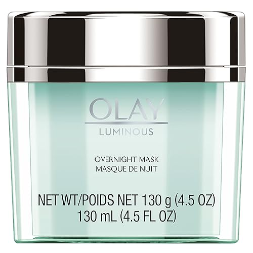 Olay Regenerist Luminous Overnight Facial Mask Gel Moisturizer with Vitamin C & E, 4.5 Ounce Packaging may Vary