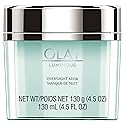 Olay Regenerist Luminous Overnight Facial Mask Gel Moisturizer with Vitamin C & E, 4.5 Ounce Packaging may Vary