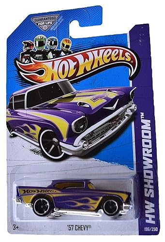 Hot Wheels Showroom '57 Chevy 196/250, Purple