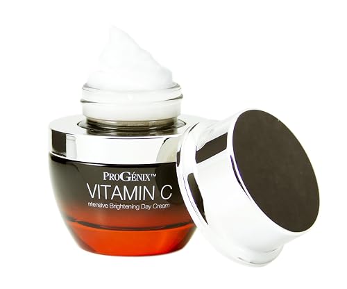 Progenix Vitamin C Face Cream Moisturizer Skin Care Facial Lotion, Potent Vitamin C Gel Cream For Face Targets Dry Skin, Age Spots, Wrinkles
