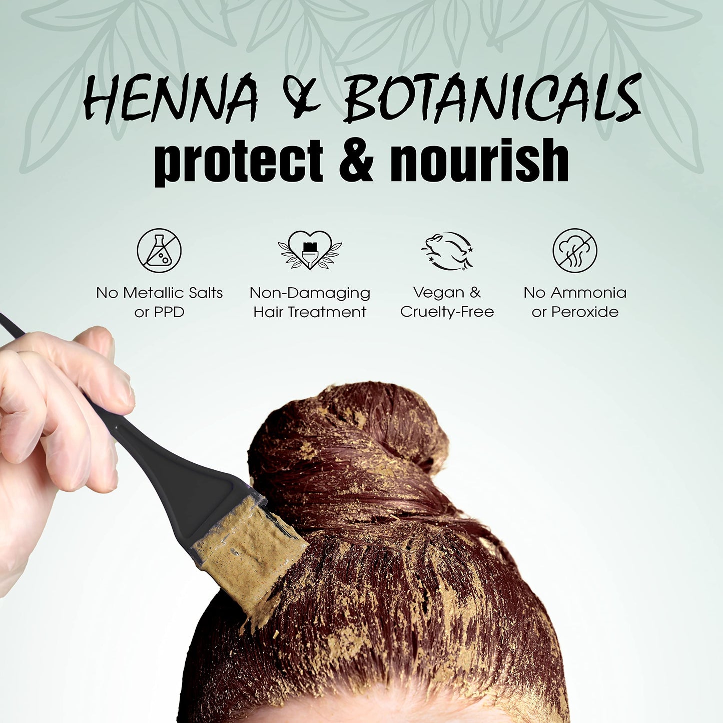 Light Mountain Henna Hair Color & Conditioner - Burgundy Hair Dye for Men/Women, Organic Henna Leaf Powder and Botanicals, Chemical-Free