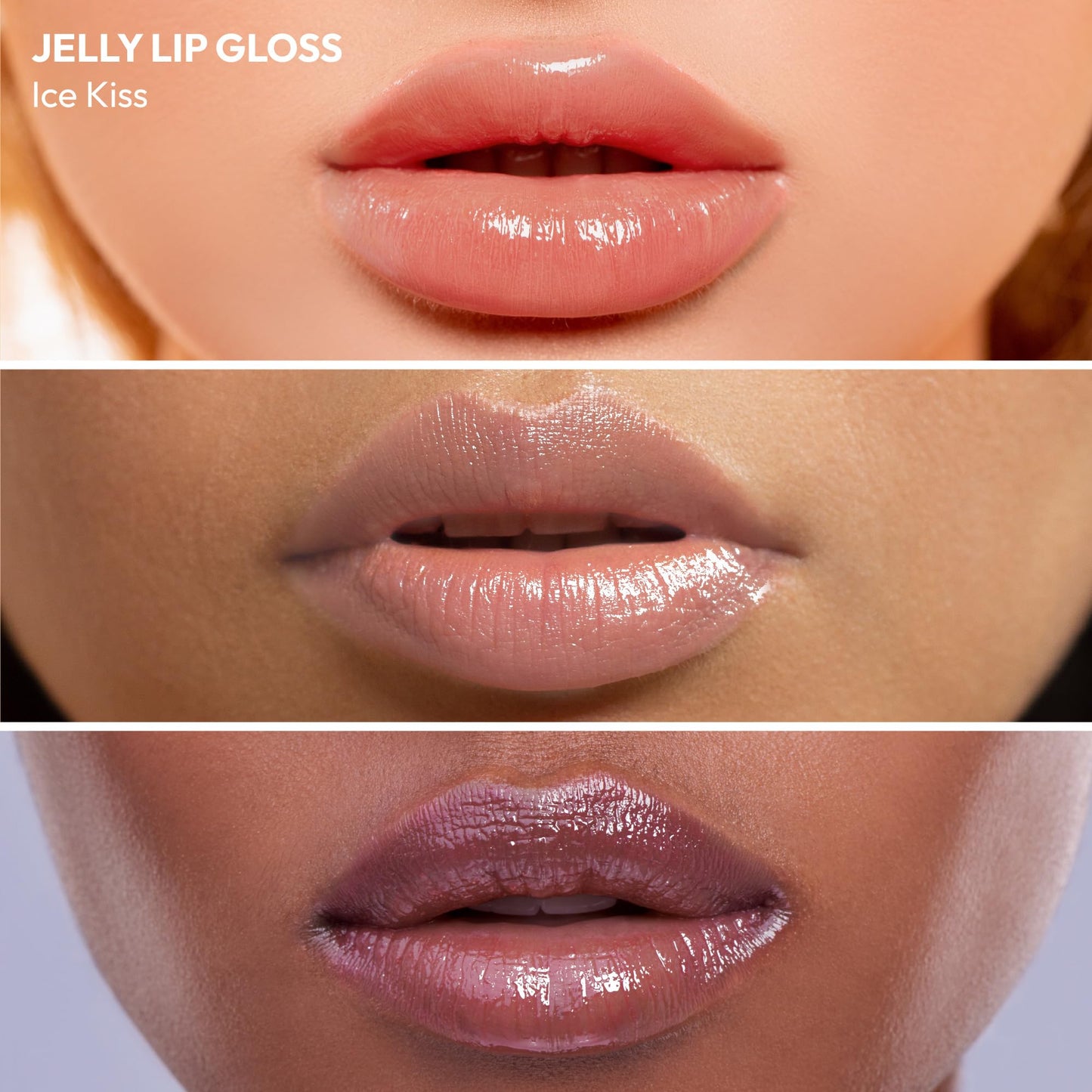 Ruby Kisses Jellylicious Lip Gloss, High-Shine Non-Sticky Hydrating Plump