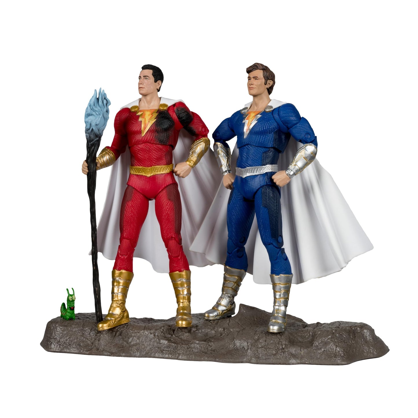 McFarlane Toys - DC Multiverse Shazam & Freddy Freeman 2pk 7in Action Figures, Gold Label, Amazon Exclusive