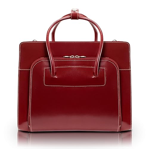 McKlein LAKE FOREST, 15" Leather Business Women Laptop/Tablet Briefcase Bag/Leather Case, Computer Travel Case, Laptop Professional Shoulder Bag