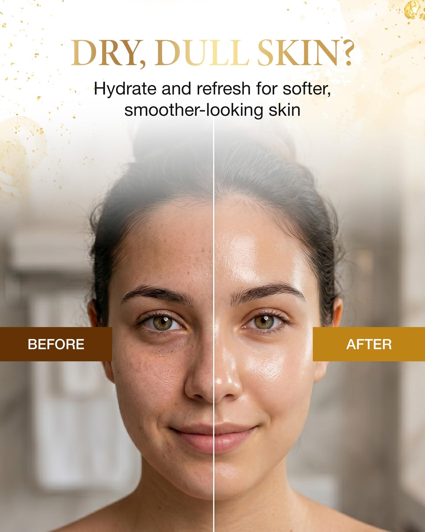 AICHUN BEAUTY 24K Gold Face Mask - Collagen Gel Face Mask Sheet Patch to Reduce the Look of Fine Lines & Wrinkles - Hydrating Face Gel Mask for All