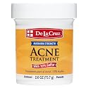 De La Cruz 10% Sulfur Ointment - Cystic Acne Treatment for Face and Body - Daily 10 Min Spot Treatment Mask - Safe and Effective Game Changing
