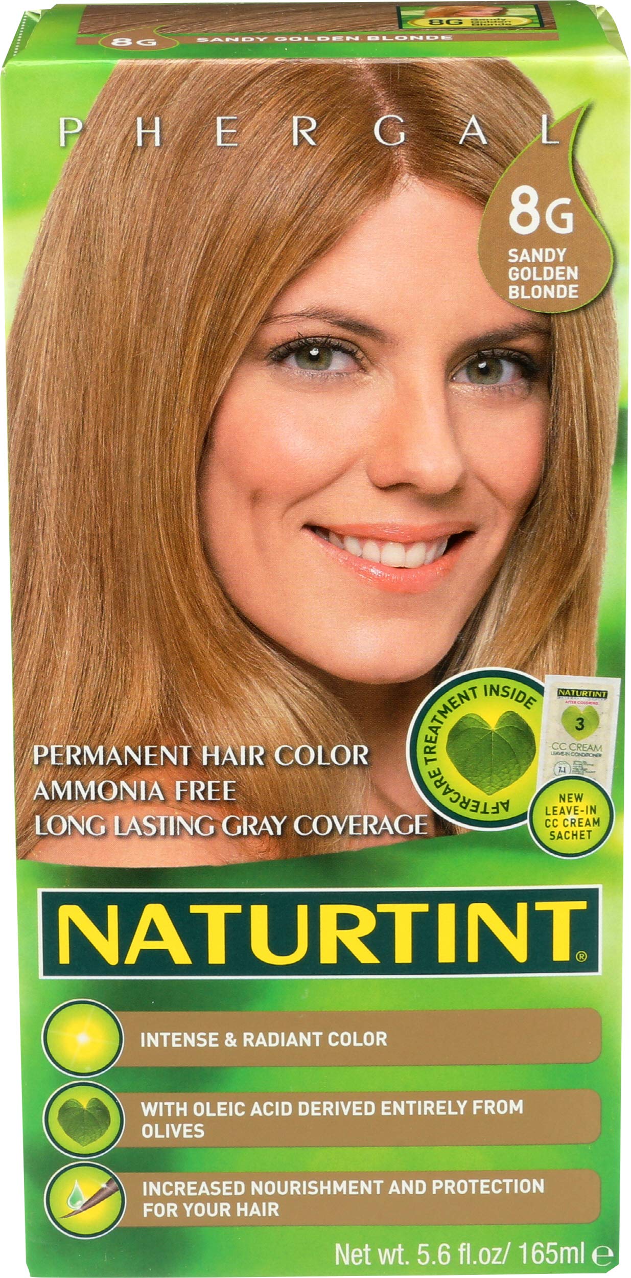 Naturtint, Hair Color Golden Blonde 8G, 5.6 Fl Oz