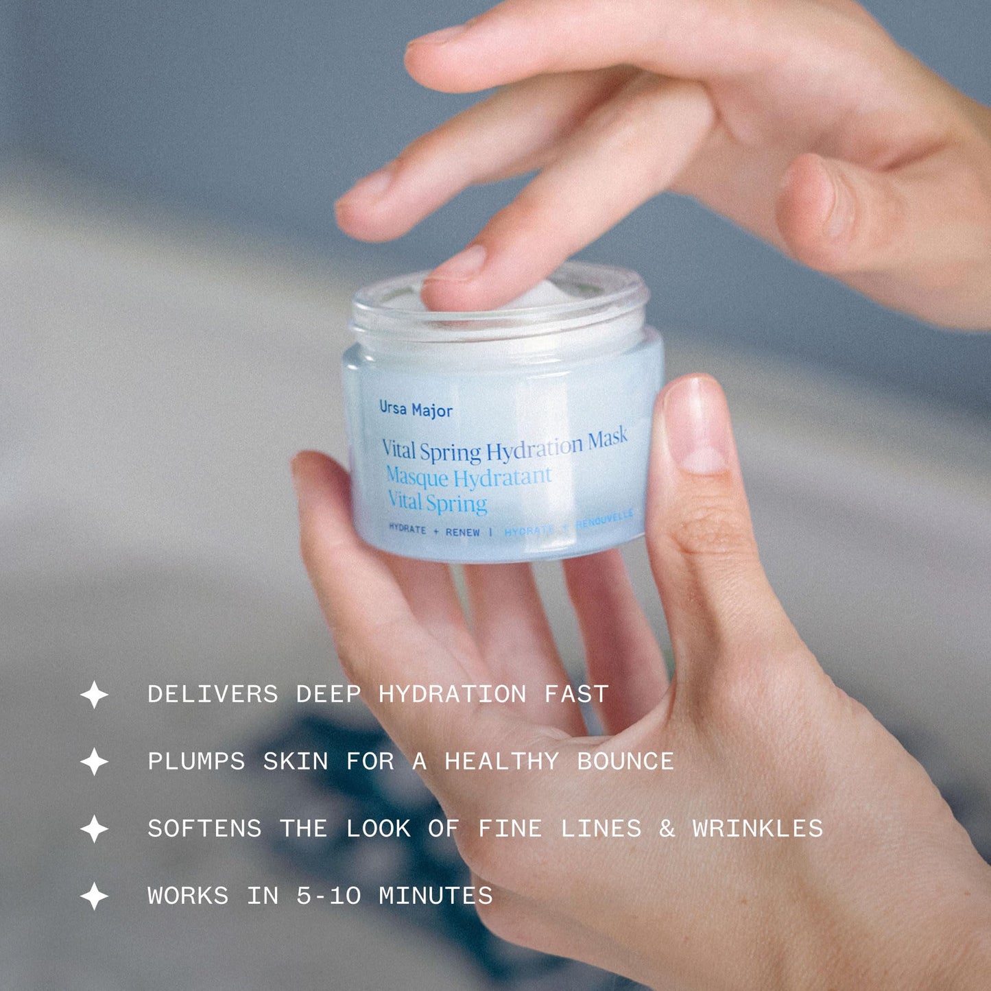 Ursa Major Vital Spring Hydration Mask | Deeply Hydrating Natural Mask| Plumps Skin’s Appearance, Boosts Firmness & Smooths Appearance of Fine Lines |