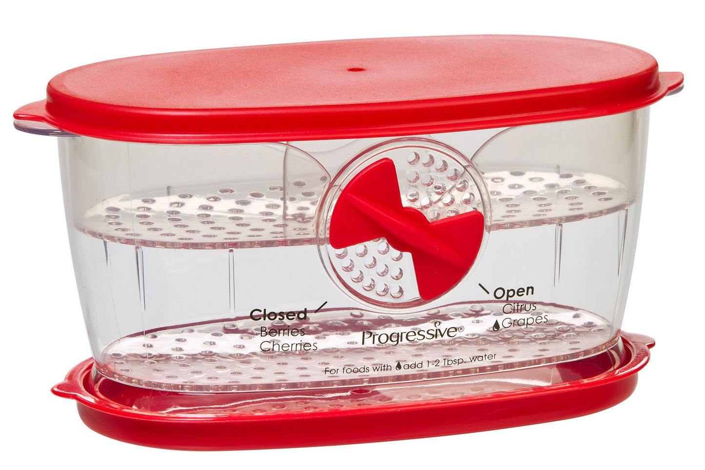 PrepWorks Berry Keeper, Red - Freshness-Enhancing Storage for Berries and Small Fruits
