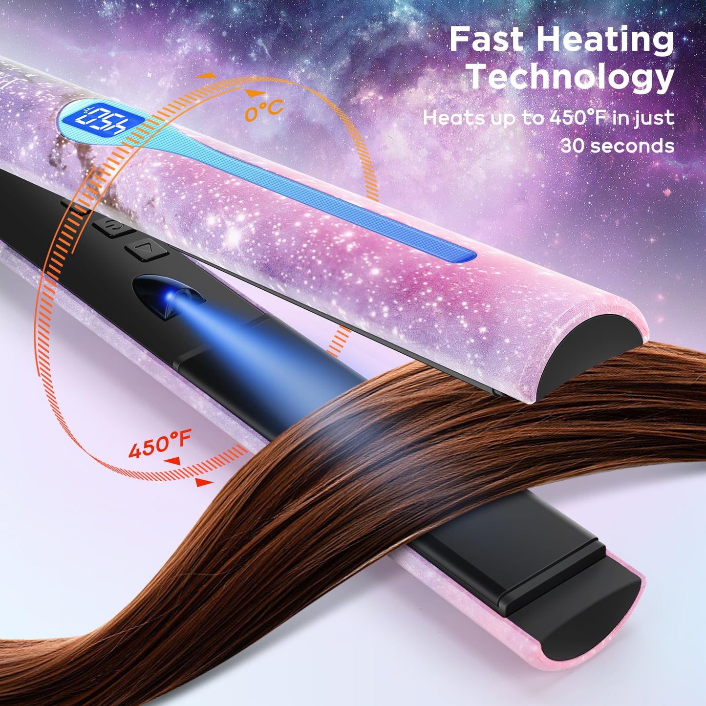 3 in 1 1875W Hair Dryer Straightening Curling Iron, PARWIN PRO BEAUTY Hair Styling Set, Ion Hair Dryer, Flat Iron Hair Straightener, Cone Curling