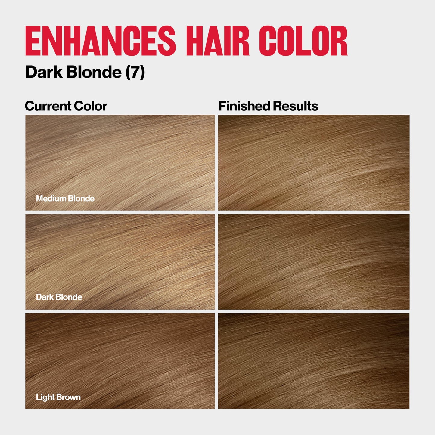Revlon ColorSilk Tone + Gloss + Care Demi Permanent Hair Color, Dye Kit with Leave-In Scalp and Haircare Serum, 2x Shinier, 4x Stronger, 7 Dark