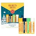Burt's Bees 4 Lip Balm Stocking Stuffers Products, Assorted Mix Set - Classic Beeswax, Vanilla, Cucumber Mint & Coconut and Pear (Pack of 4)