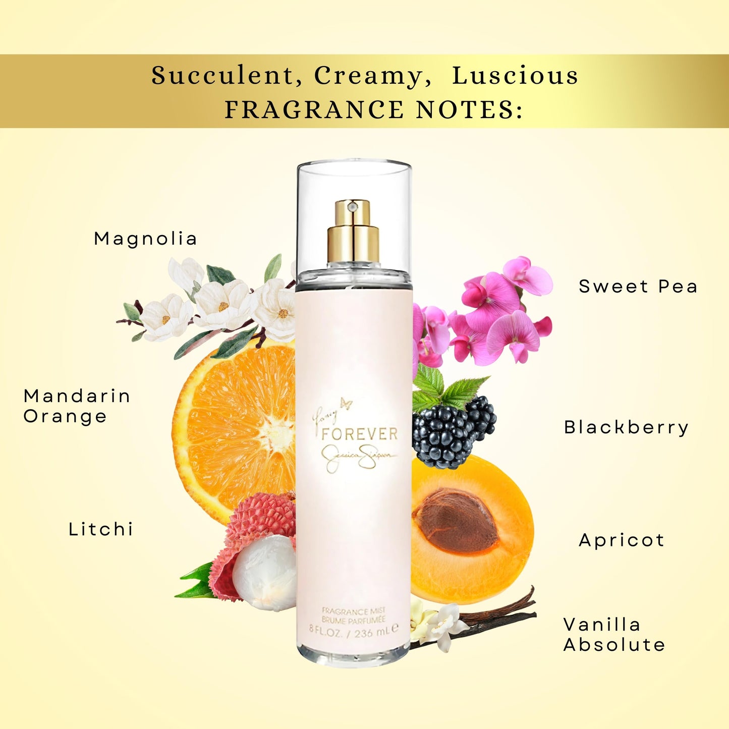 Jessica Simpson Fancy Forever Women Frangrance Mist 8 oz, Z8973W