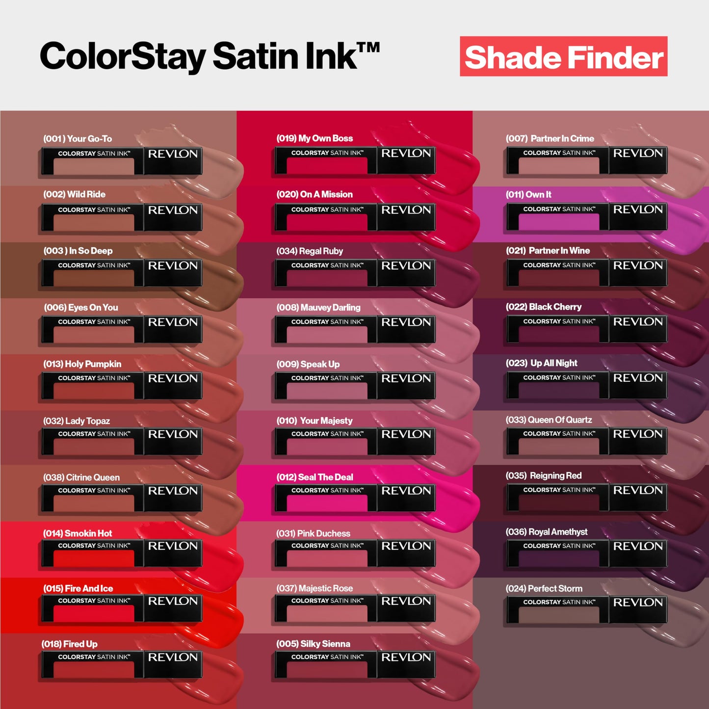 Revlon ColorStay Satin Ink Liquid Lipstick, Longwear Rich Lip Colors, Formulated with Black Currant Seed Oil, 003 In So Deep, 0.17 fl oz