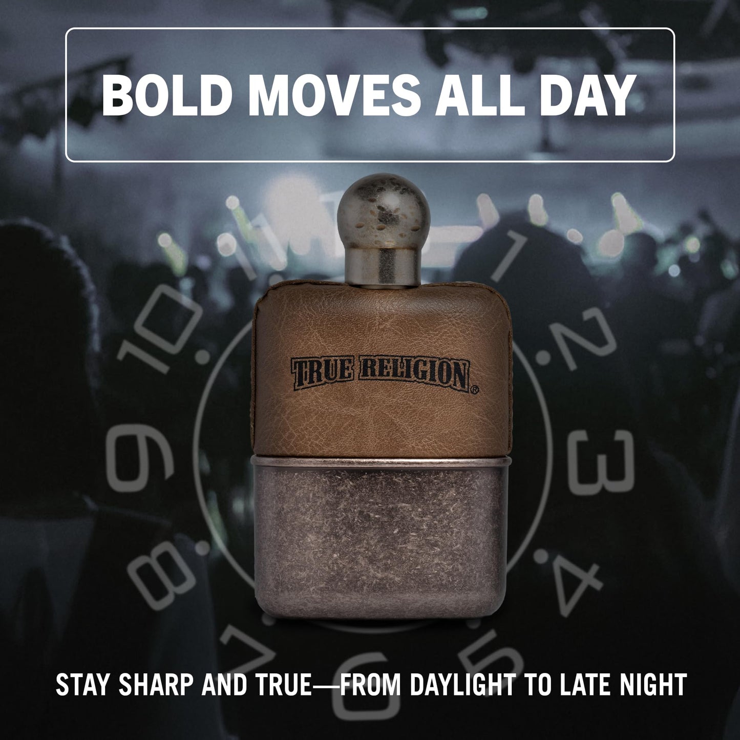True Religion for Men Original Scent - Mens Cologne, Long Lasting Perfume, Men's Fragrance, Eau de Toilette Spray with Notes of Cardamom, Pepper &