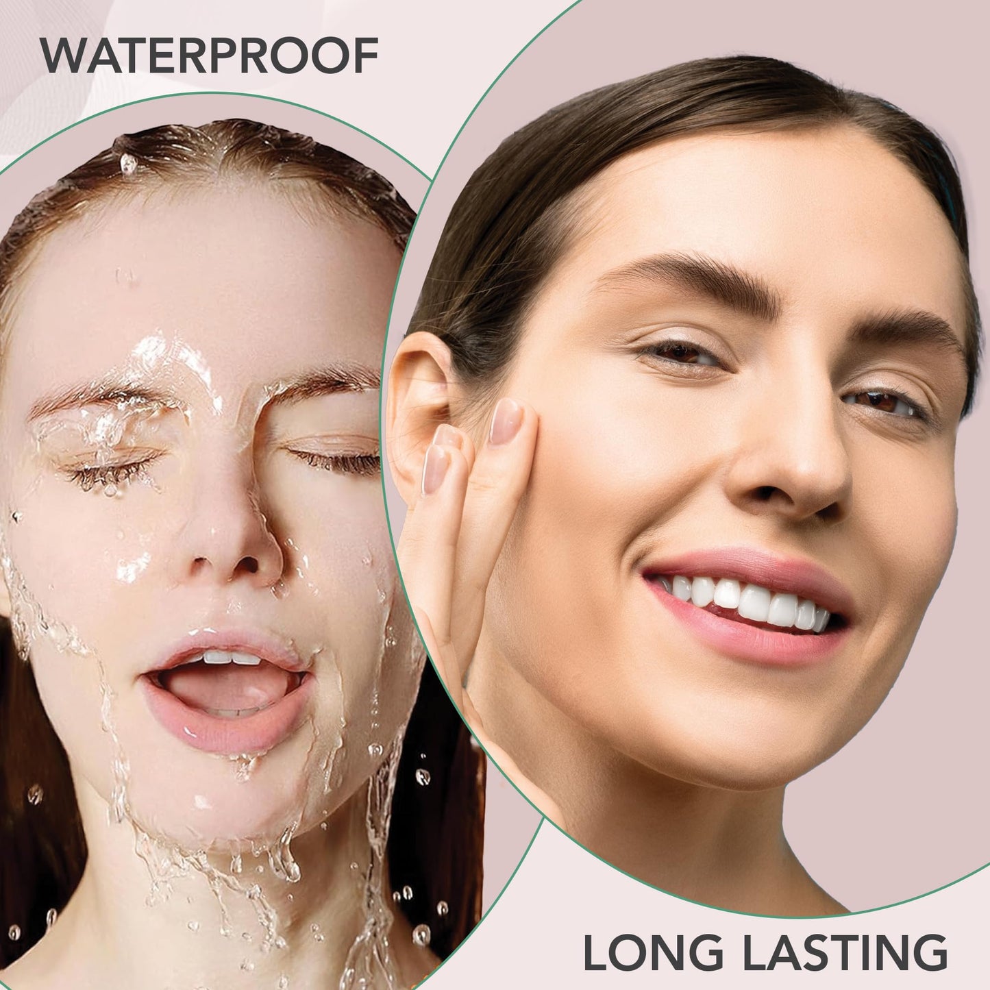 Dermaflage Waterproof Concealer Palette (Light) - Concealer Full Coverage, Matte Finish for Face & Body - Hides Dark Circles & Acne - Smudge Proof