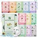 PB&Jay Purenature Hydrate and Calm Facial Mask - 12 Pack Acai Berry,Vita c,retinol and more, Made in Korea, Face Mask Skincare for Hydration, Skincare