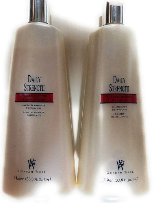 Graham Webb Daily Strengthening 33 oz. Shampoo + 33 oz. Conditioner (Combo Deal) Beauty & Personal Care Daily Strength