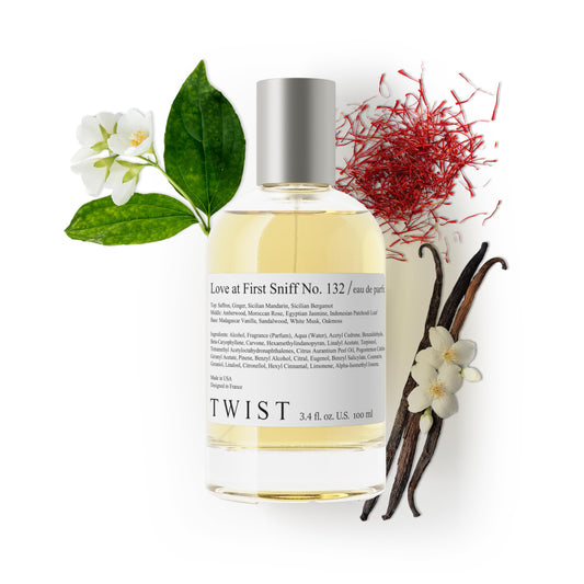 Twist Love at First Sniff No. 132 - Inspired by Manc. Instant Crush, Long-Lasting Perfume for Women & Men, Vegan, Clean Ingredients, Saffron & Amber Beauty & Personal Care HOUSE OF TWIST