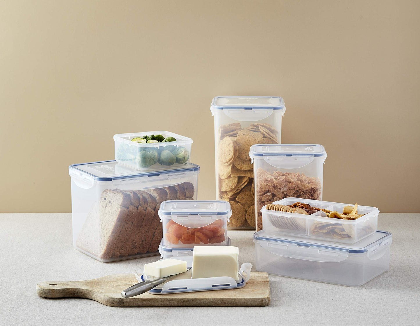 LOCK & LOCK Rectangular Food Container, Tall, 9.6-Cup, 78-Fluid Ounces