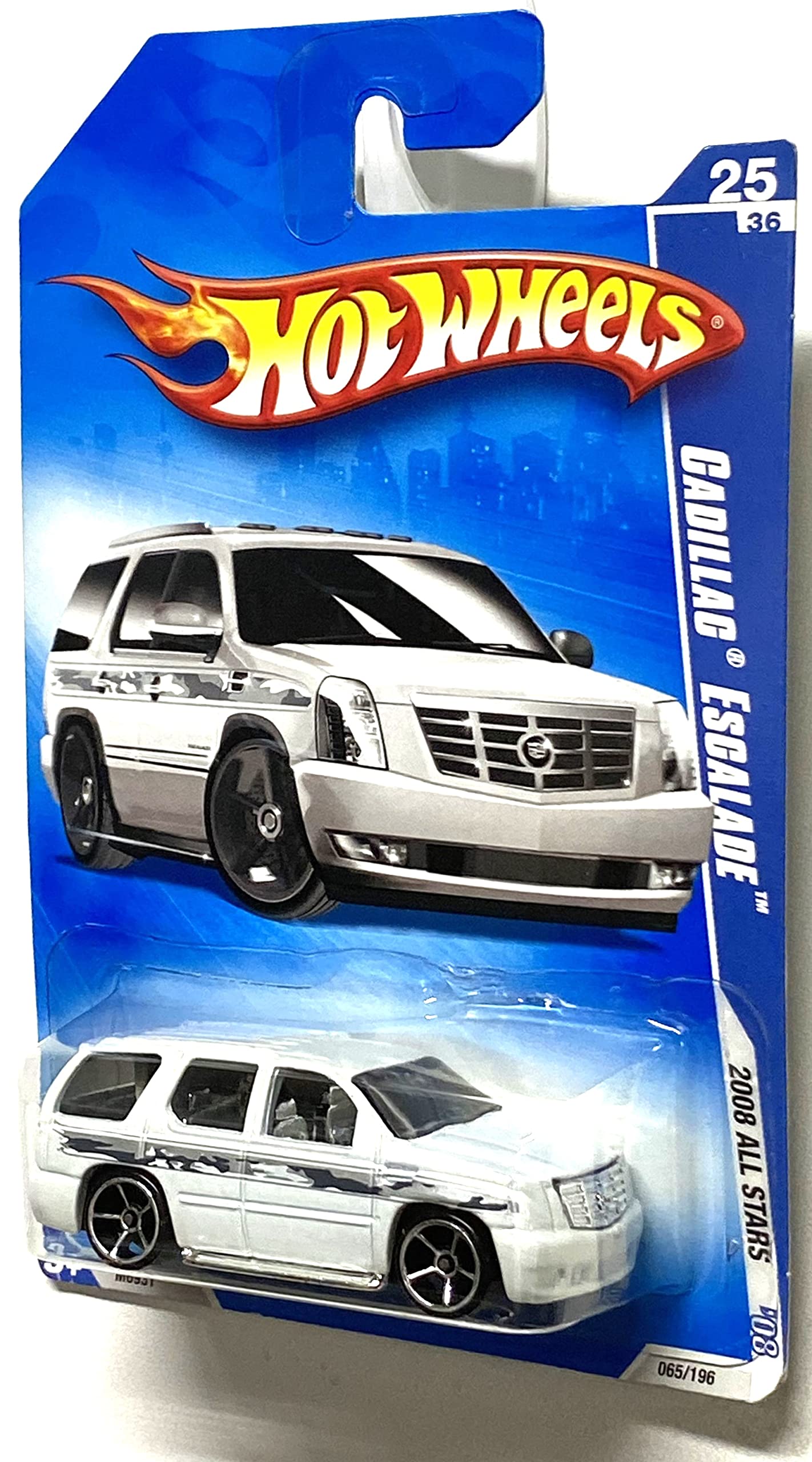 Hot Wheels 2008-25 of 36 Cadillac Escalade All Stars '08 065/196 1:64 Scale