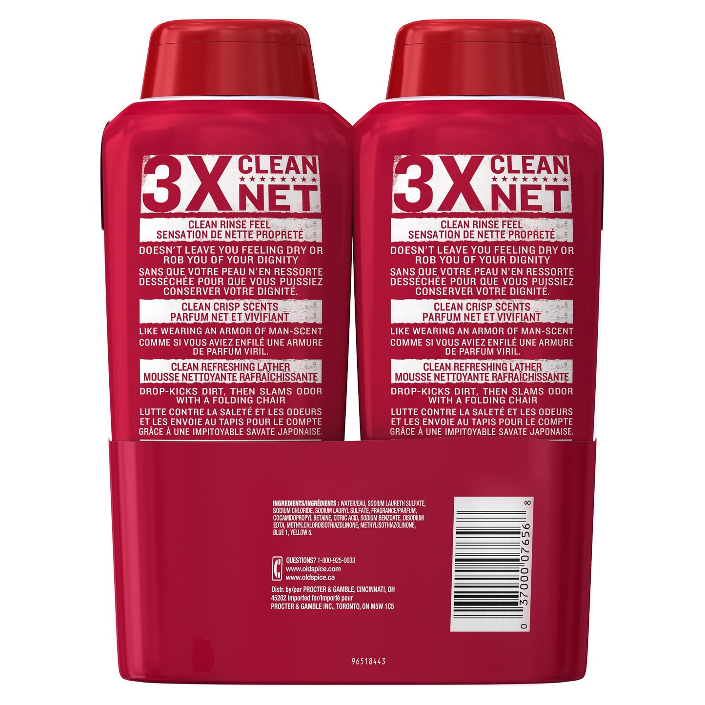 Old Spice High Endurance Pure Sport Scent Men's Body Wash Twin Pack, 36 Fluid Ounce
