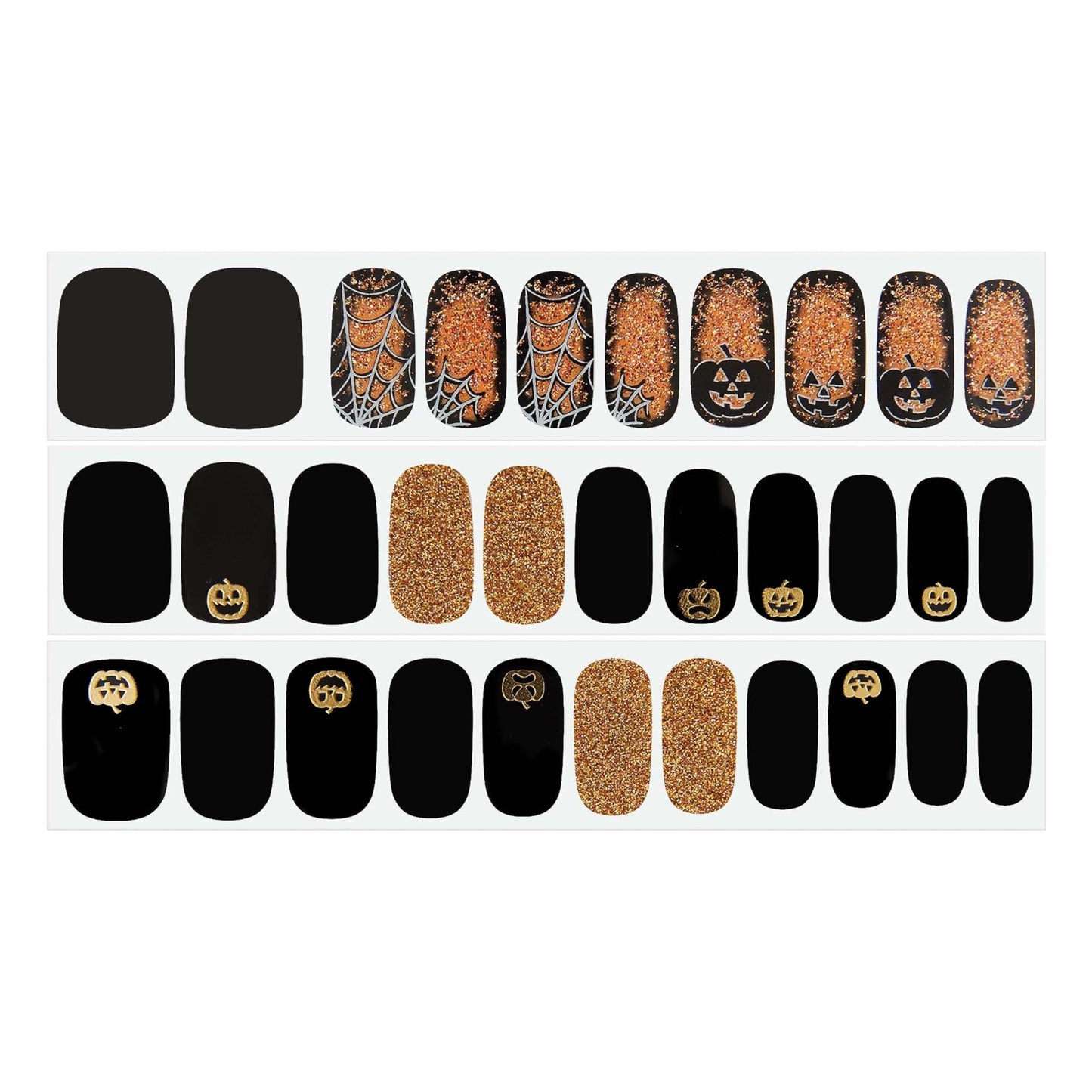 Dashing Diva Gloss Halloween Nail Strips - Twisted Nightmare | UV Free, Long Lasting, Cute Halloween Gel Nail Stickers | Contains 32 Nail Wraps, 1 Beauty & Personal Care Dashing Diva