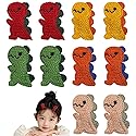 10 Piece Dinosaur Snap Hair Clips, Cute Barrettes and Cartoon Hairpins for Women, Girls, Toddlers, and Kids